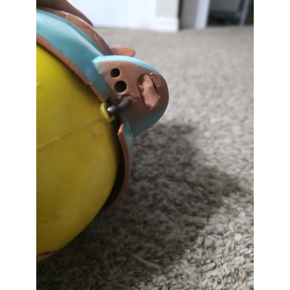 Vintage 1969 Fisher Price Chubby Cub Roly Poly Bear #164 Wobble Toy No String - Picture 6 of 8